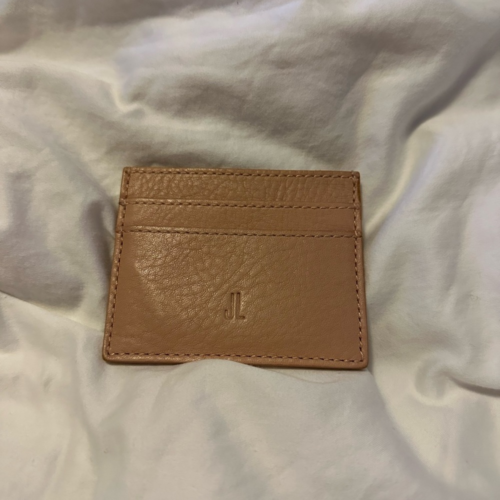Madewell peach - pink color card holder new condition